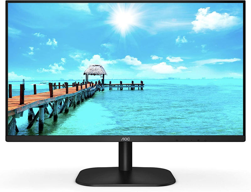 AOC 24" FHD IPS 3-Sided Frameless Ultra Slim HDMI VGA 24B2XH Monitor New