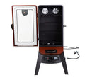 PIT BOSS 3-SERIES GAS VERTICAL SMOKER, RED HAMMERTONE - 10773 - Like New