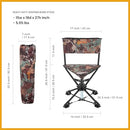 ARROWHEAD OUTDOOR 360° DEGREE SWIVEL HUNTING CHAIR STOOL - CAMO - Like New
