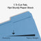 SMEAD FASTENER FILE FOLDERS 50 COUNT BLUE REINFORCED 1/3-CUT TABS 12040 - BLUE - Brand New