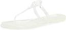 TORY BURCH WOMEN'S MINI MILLER THONG FLIP FLOPS, CLEAR, 11 - Scratch & Dent