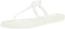 TORY BURCH WOMEN'S MINI MILLER THONG FLIP FLOPS, CLEAR, 11 MEDIUM US - Like New