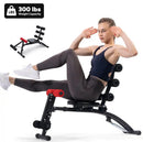 MERACH AB TRAINER ABDOMINAL WORKOUT BENCH EXERCISER HOME FITNESS MACHINE - BLACK - Like New