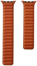 Apple Watch Leather Link 40mm Saddle Brown M/L - Like New