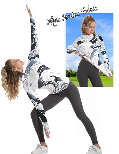 FKEEP WOMEN'S SUN SHIRTS LONG SLEEVE UPF 50+ QUICK DRY - SIZE: WOMEN S - INKWASH - Brand New