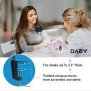 DAEV 27” Gooseneck Arm Nail Lamp for Desk Bright Workbench Light - Black - Brand New