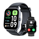 ISKOVI SMART WATCH FOR MEN WOMEN ANSWER/MAKE CALLS, RATE SLEEP COUNTER - BLACK - Brand New