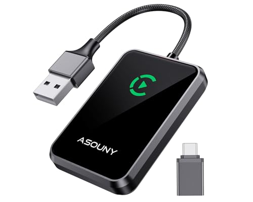 ASOUNY WIRELESS CARPLAY ADAPTER CARPLAY WIRELESS ADAPTER IOS 10+ - GREY - Like New