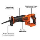 BLACK+DECKER 20V MAX POWERCONNECT 7/8 IN CORDLESS RECIPROCATING SAW BDCR20B - Like New