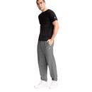 CHAMPION MENS LIGHTWEIGHT LOUNGE SHIRT & SWEATPANTS SET GRANITE GREY HEATHER S - Brand New