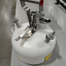 JUSTRITE WHITE CENTURA™ POLYETHYLENE SAFETY DISPOSAL CAN, 2GAL, 3/8" - Like New