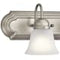 PATRIOT LIGHTING 3 LIGHT 24" WIDE BATHROOM VANITY LIGHT - BRUSHED NICKEL - Like New