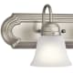 PATRIOT LIGHTING 3 LIGHT 24" WIDE BATHROOM VANITY LIGHT - BRUSHED NICKEL - Like New