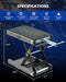 ORION MOTOR TECH MOTORCYCLE LIFT 1100LB SCISSOR LIFT - GRAY - Like New