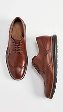 Cole Haan Men's Original Grand Shortwing Oxford Woodbury/Java Size 8.5 - Like New