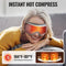 BOKOR EYE MASSAGER HEAT EYE MASSAGER ACCUPRESSURE VIBRATION- BLACK/SILVER - Like New