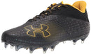 Under Armour Men's Blur Nitro Mc Football Shoe Black/Black/Stealth Gold Size 8 New