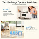 YTE PRO 34PINT DEHUMIDIFIER FOR 2500SQ.FT DH1800S - WHITE - Like New