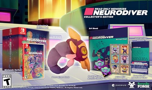 NINTENDO SWITCH READ ONLY MEMORIES NEURODIVER COLLECTOR'S EDITION HAC-P-A99TA - Brand New