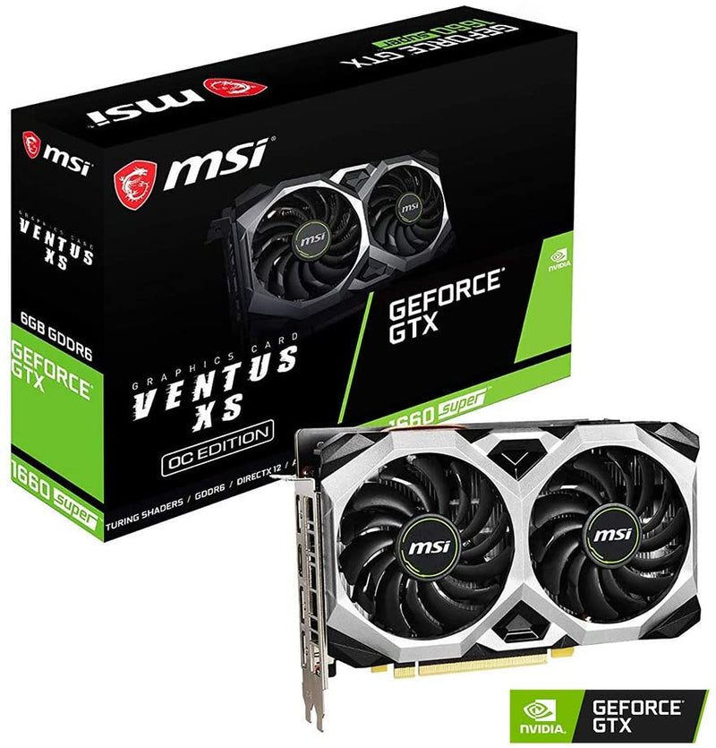 MSI GeForce GTX 1660 Super OC GTX 1660 Super VENTUS XS OC Graphics Card - Brand New