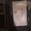 DACORM MASSAGE GUN, MUSCLE MASSAGE GUN DEEP TISSUE, 12 MASSAGE HEADS - BLACK - Like New