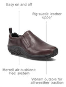 MERRELL MENS JUNGLE MOC LEATHER 2 - SIZE: MEN 13 (AU/UK M12.5) - ESPRESSO - Like New