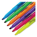 SHARPIE POCKET HIGHLIGHTER SET OFFICE AND CLASSROOM SUPPLIES 24 COUNT - ASSORTED - Brand New