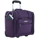 TPRC 15” Underseat Carry-On Luggage Airline Approved, Purple - Brand New