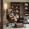 ELABEST C39 CROSS LEGGED OFFICE CHAIR ERGONOMIC RECLINER BIG AND TALL - BROWN - Like New