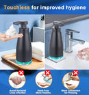 KEKELE BABY AUTOMATIC FOAMING SOAP DISPENSER-STAINLESS STEEL SENSOR - BLACK - Like New