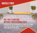 Mytee Products 6'x 8"x 4" Water Barriers for Flooding Reusable Sandbag - Yellow - Brand New