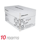 Office Depot 8 1/2 x 11 Copy Paper 20 Lb 500 Sheets Case Of 10 Reams White - Brand New