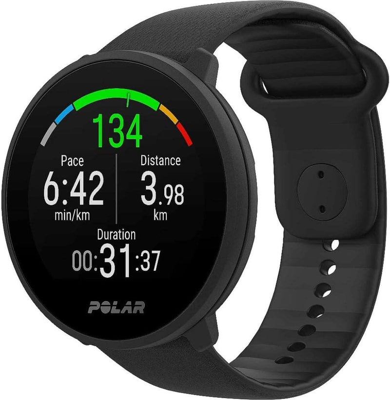 POLAR 900108443 Unite Waterproof Fitness Tracker S-L Watch - Black Like New