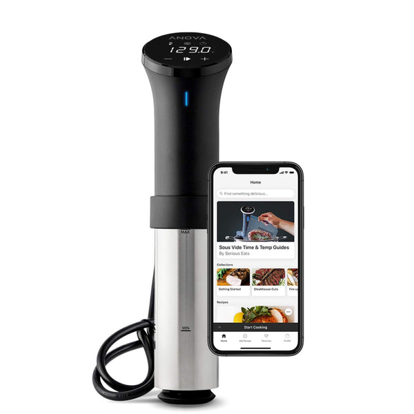 ANOVA CULINARY SOUS VIDE PRECISION COOKER 2.0 WIFI 1000 WATTS BLACK/SILVER - Like New