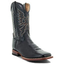 Boto Boots Men's Cowboy Broad Square Toe Boot, H8003, Black, Size 13 - Brand New