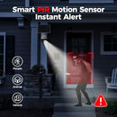 AUHAVOR SOLAR SECURITY CAMERAS WIRELESS OUTDOOR PTZ 360 WIFI CAMERA WHITE - Like New