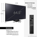 SAMSUNG 65" QLED 4K UHD Q70A Quantum HDR Smart TV (QN65Q70AAFXZA, 2021) - Black Like New