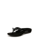 10000435001 VIONIC BELLA THONG SANDALS BLACK PATENT SIZE WOMENS 8.5 BLACK - Like New
