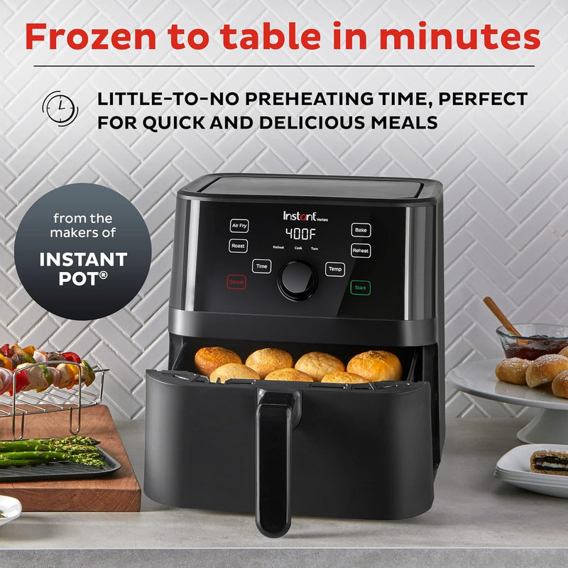 Instant Pot Vortex 5.7QT Air Fryer Oven Combo - BLACK - Like New