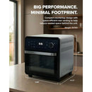 NUWAVE PLUG-IN GRILL AIR FRYER OVEN COMBO W/SHEATH HEATERS - STAINLESS STEEL - Like New