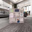 HANTAJANSS Clip Photo Holder Large Picture Display Frame 20x20 B00ZC6YBXE - Grey - Brand New