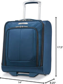 Samsonite Solyte DLX Softside Luggage 123570-0559 - Mediterranean Blue Like New