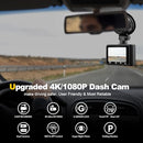 NEZION DASH CAMERA, 4K/1080P DASH CAMERA FRONT AND REAR - Scratch & Dent
