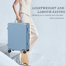 ANYZIP CARRY ON LUGGAGE PC+ABS ALUMINUM FRAME HARD SHELL TSA LOCK 20 HAZE BLUE - Brand New