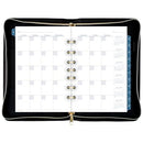 AT-A-GLANCE FAUX LEATHER FASHION STARTER SET UNDATED 7-RING DR1113-040 - CREAM - Brand New