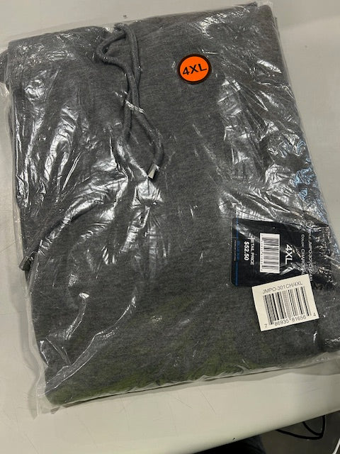 BLUE ICE PREMIUM CLOTHING PULLOVER HOODIE - SIZE: MEN 4XL - CHARCOAL - Brand New