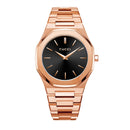 TUCCI ITALY PIANURA STAINLESS STEEL QUARTZ UNISEX WATCH 5 ATM - ROSE GOLD - Like New
