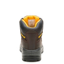 CATERPILLAR MENS STRIVER WATERPROOF STEEL TOE WORK BOOT - SIZE: 7.5 WIDE - BROWN - Like New