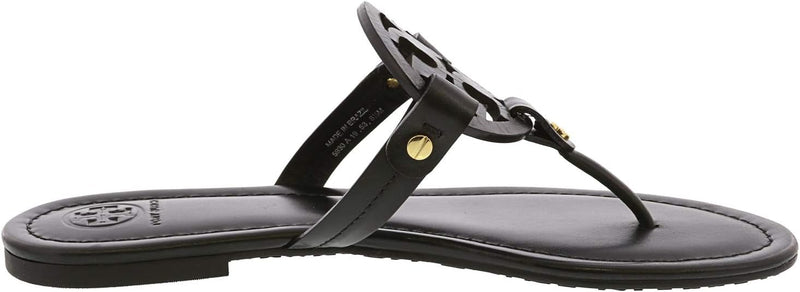 TORY BURCH WOMEN'S MILLER EMBELLISHED SANDALS - SIZE: WOMEN 11 - MATTE BLACK - Like New