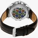 Heritor Automatic Aura Men's Semi-Skeleton Watch Silver/Black HERHR3501 - Like New